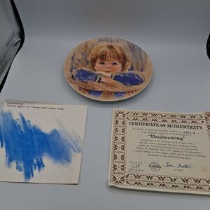 Frances Hook Legacy Collector Plate Lot 5 Knowles COA Fascination Daydreaming